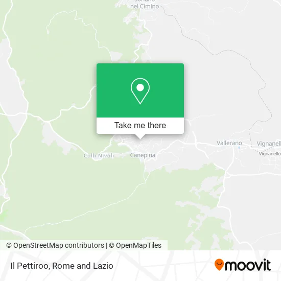 Il Pettiroo map