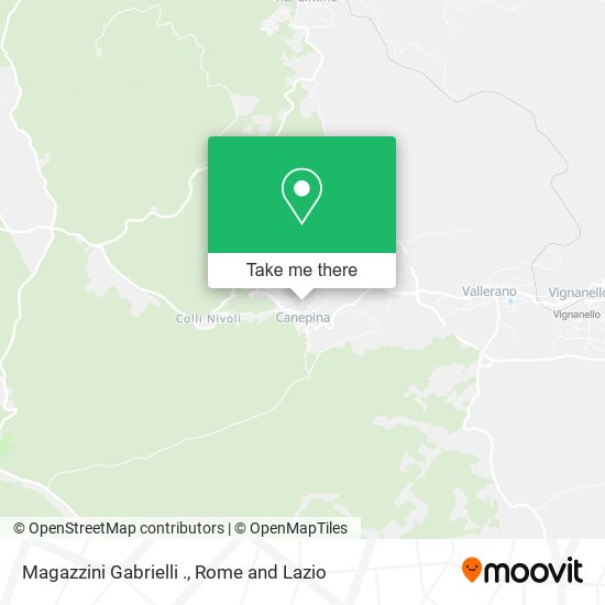 Magazzini Gabrielli . map