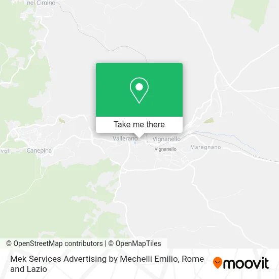 Mek Services Advertising by Mechelli Emilio map