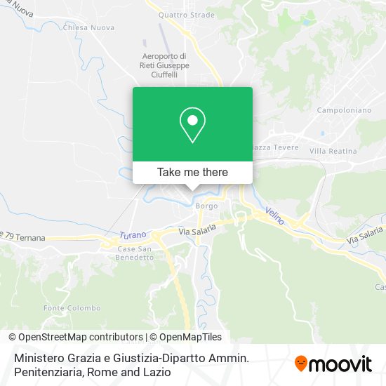 Ministero Grazia e Giustizia-Dipartto Ammin. Penitenziaria map