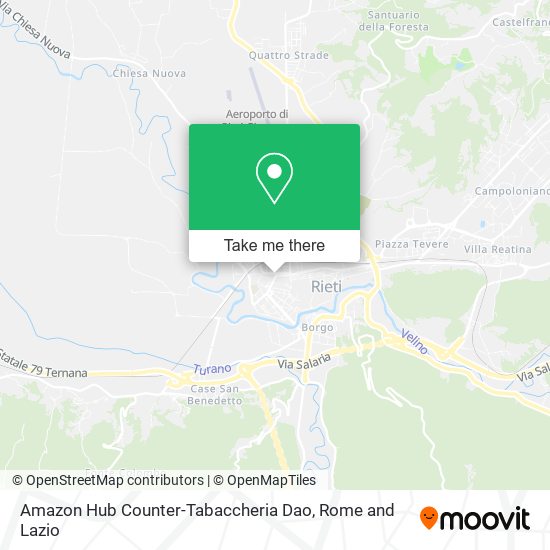 Amazon Hub Counter-Tabaccheria Dao map