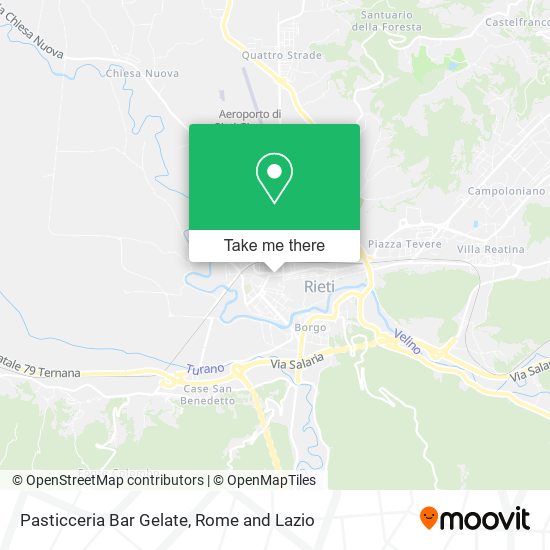 Pasticceria Bar Gelate map