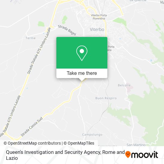 Queen's Investigation and Security Agency map