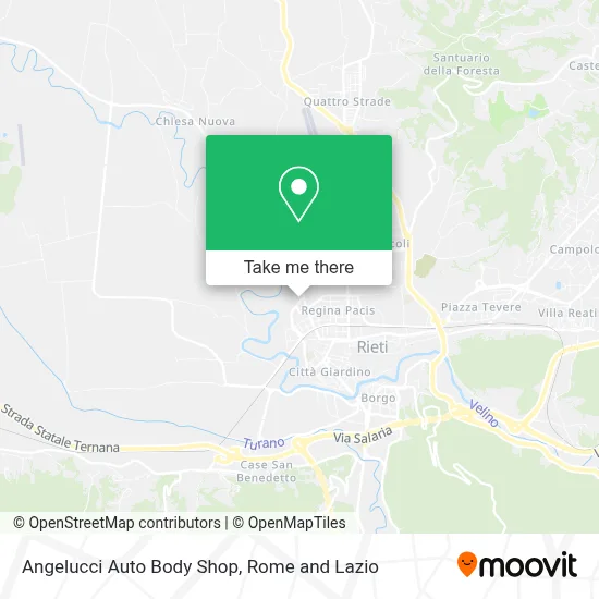 Angelucci Auto Body Shop map