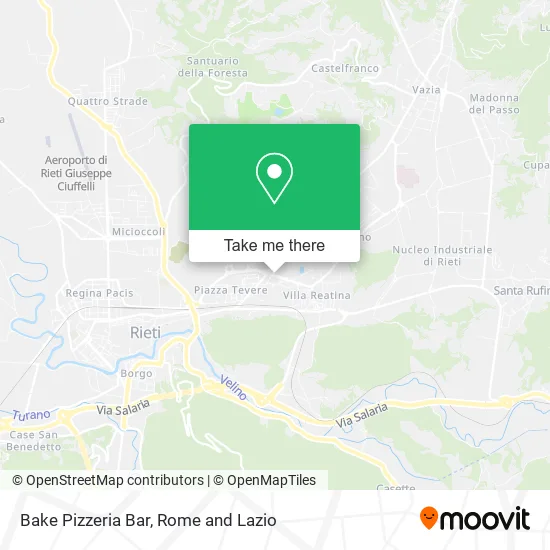 Bake Pizzeria Bar map