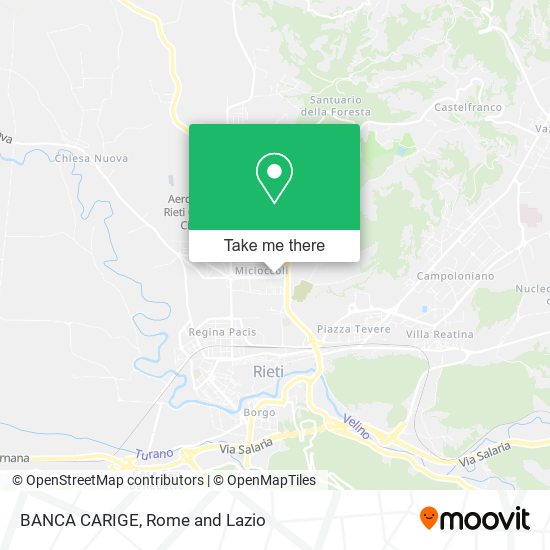 BANCA CARIGE map