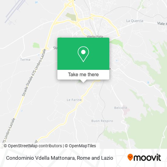Condominio Vdella Mattonara map