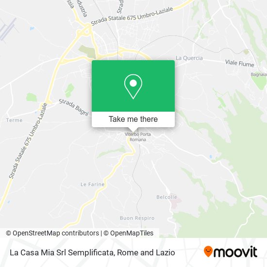 La Casa Mia Srl Semplificata map