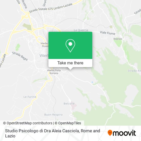 Studio Psicologo di Dra Aleia Casciola map