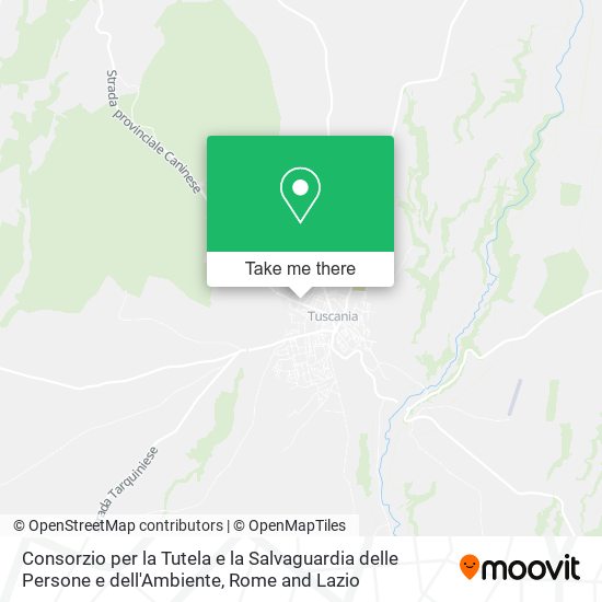 Consorzio per la Tutela e la Salvaguardia delle Persone e dell'Ambiente map