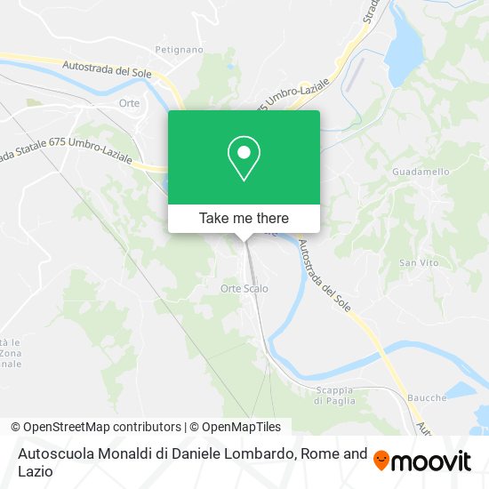 Autoscuola Monaldi di Daniele Lombardo map