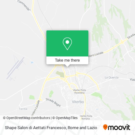 Shape Salon di Aettati Francesco map