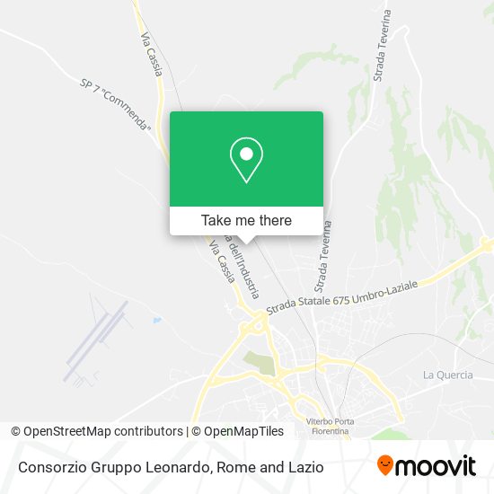 Consorzio Gruppo Leonardo map