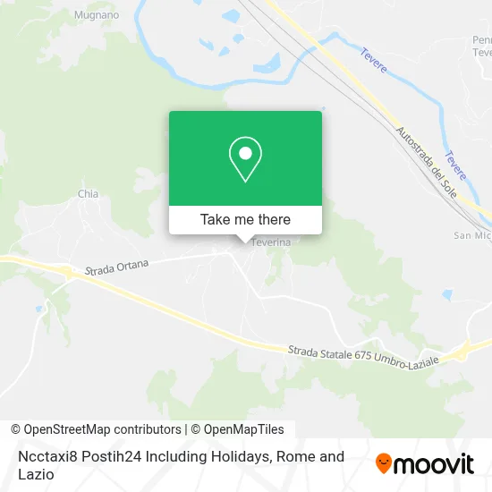 Ncctaxi8 Postih24 Including Holidays map