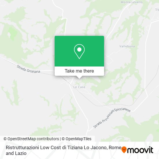 Ristrutturazioni Low Cost di Tiziana Lo Jacono map