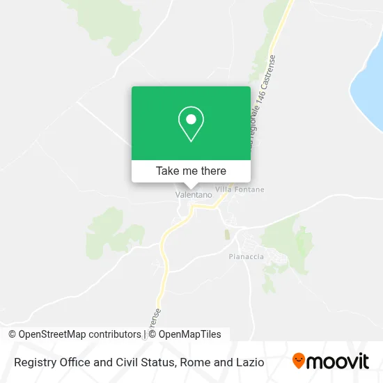 Registry Office and Civil Status map