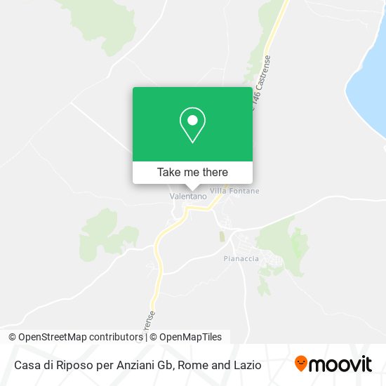 Casa di Riposo per Anziani Gb map