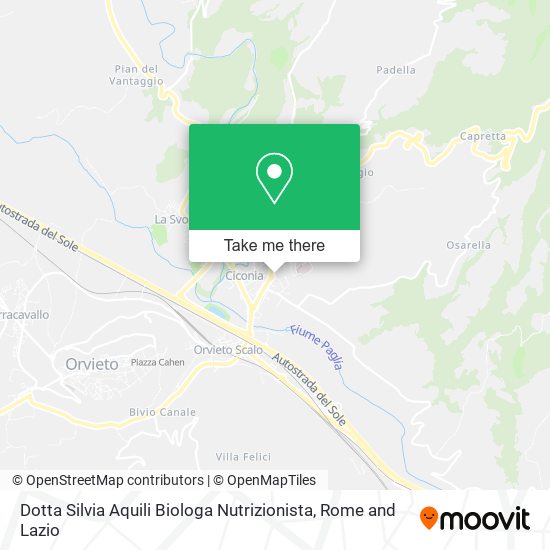 Dotta Silvia Aquili Biologa Nutrizionista map