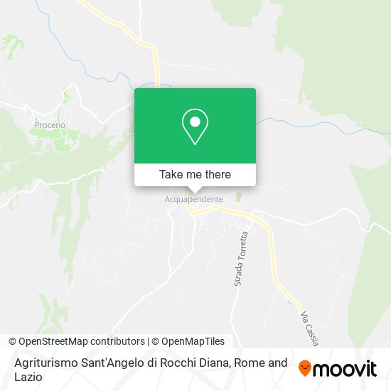 Agriturismo Sant'Angelo di Rocchi Diana map