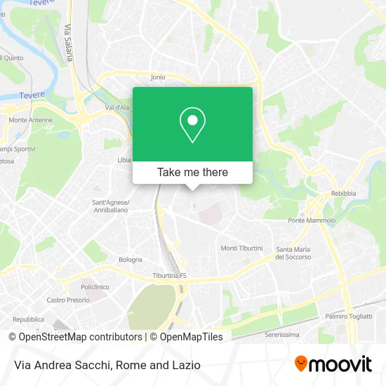Andrea Sacchi Street map