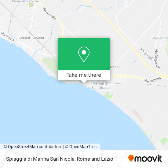 Spiaggia di Marina San Nicola map