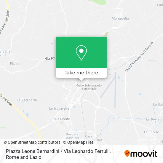 Piazza Leone Bernardini / Via Leonardo Ferrulli map