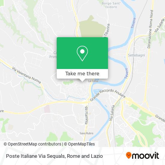 Poste Italiane Via Sequals map