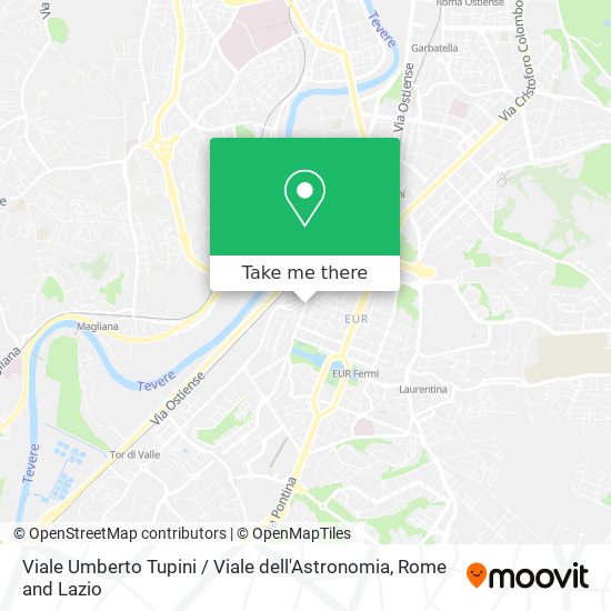 Viale Umberto Tupini / Viale dell'Astronomia map