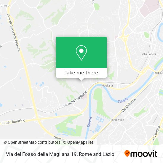 Via del Fosso della Magliana 19 map