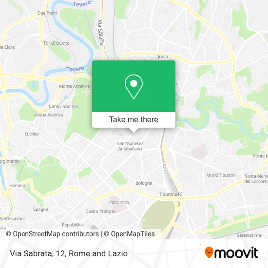 Sabrata Street, 12 map