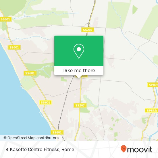 4 Kasette Centro Fitness map