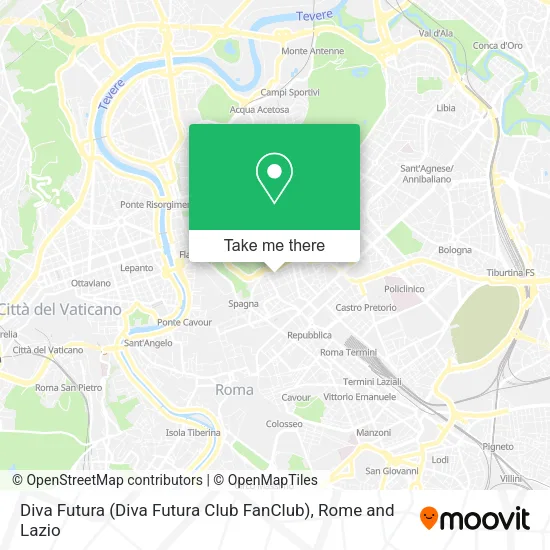 Diva Futura (Diva Futura Club FanClub) map