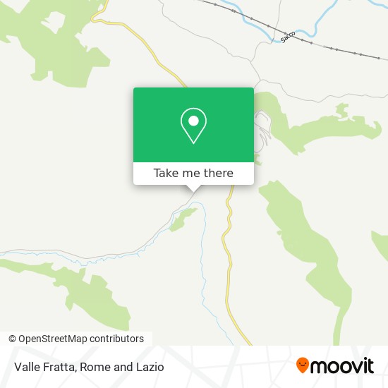 Valle Fratta map