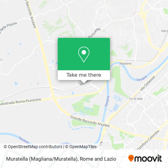 Muratella (Magliana/Muratella) map