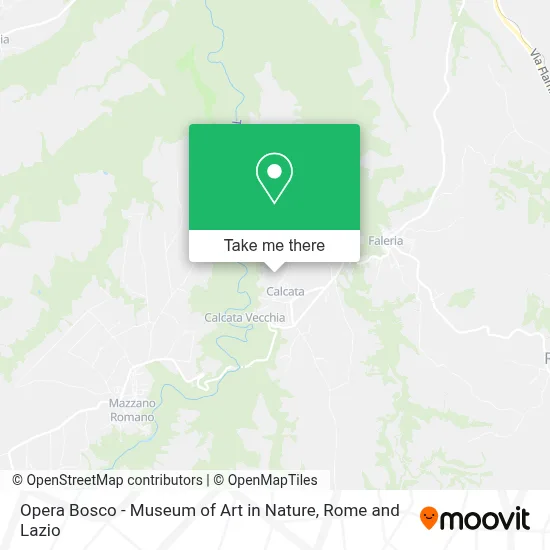 Opera Bosco - Museum of Art in Nature map