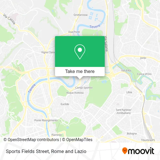 Sports Fields Street map