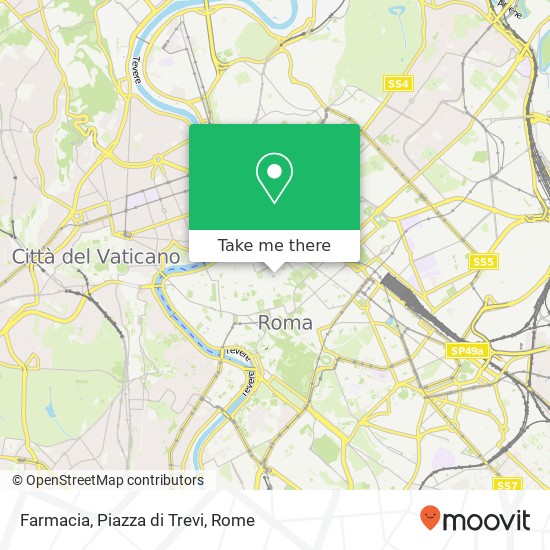 Farmacia, Piazza di Trevi map