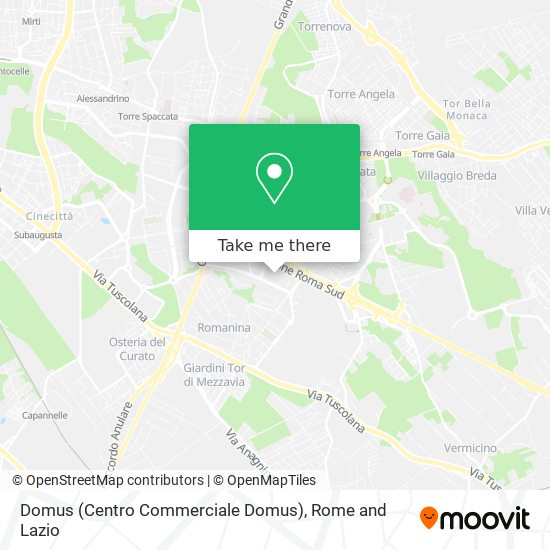 Domus (Centro Commerciale Domus) map