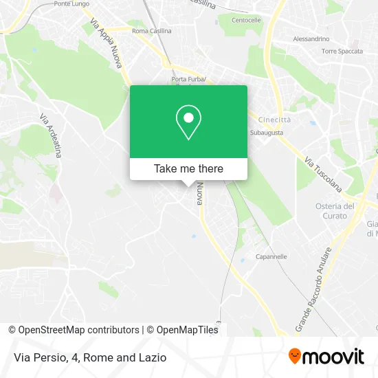 Persio Street, 4 map