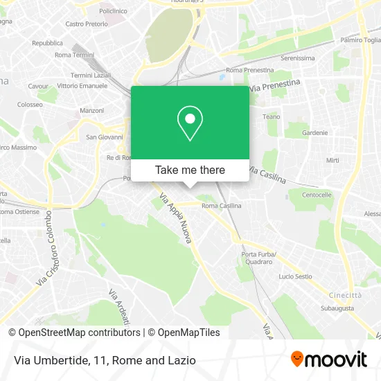 Umbertide Street, 11 map