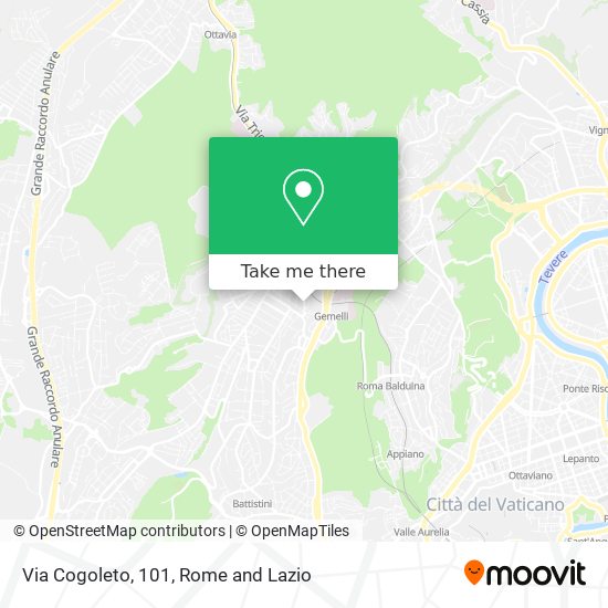 Via Cogoleto, 101 map