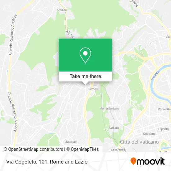 Cogoleto Street, 101 map