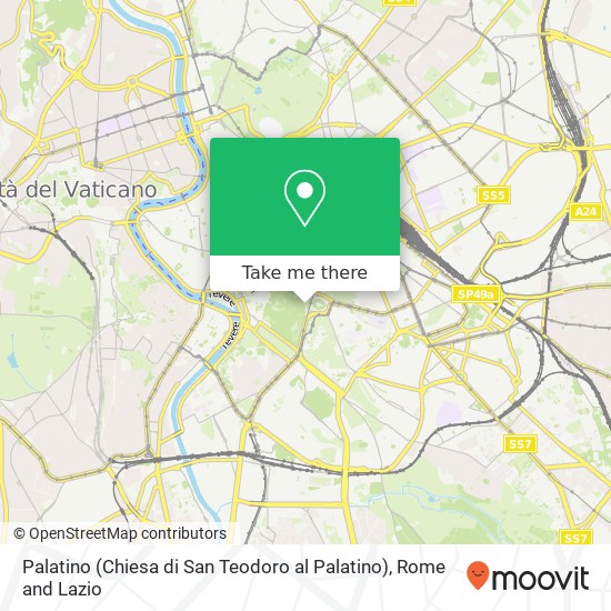 Palatino (Chiesa di San Teodoro al Palatino) map