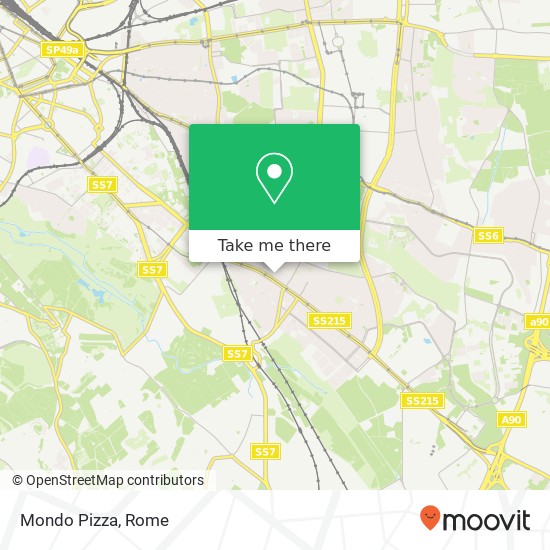 Mondo Pizza map