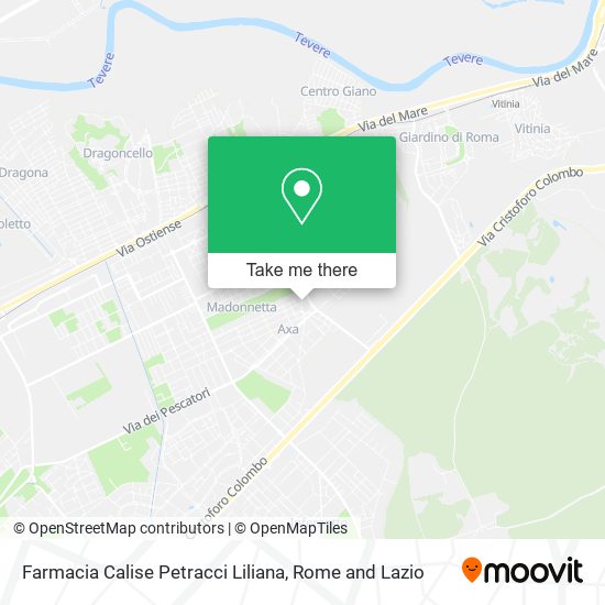 Farmacia Calise Petracci Liliana map