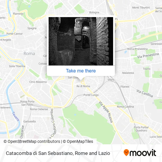 Catacomba di San Sebastiano map
