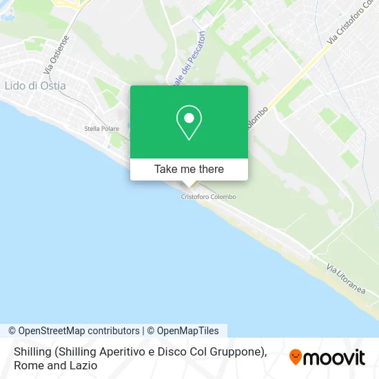 Shilling (Shilling Aperitivo and Disco Col Gruppone) map