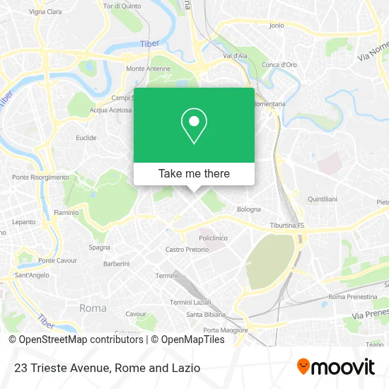 23 Trieste Avenue map