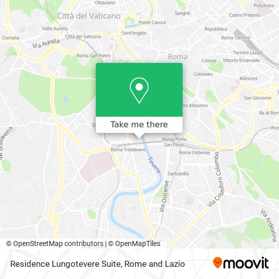 Residence Lungotevere Suite map