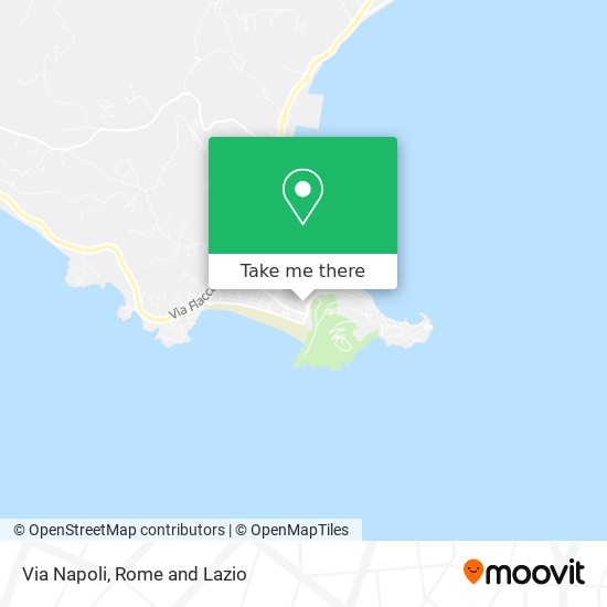 Via Napoli map
